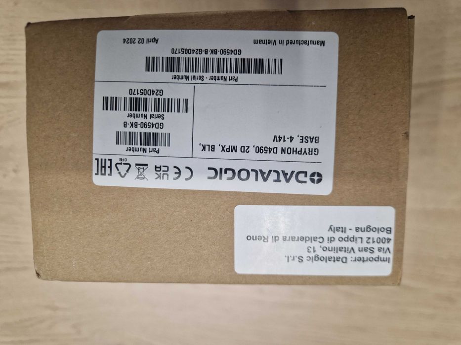 Datalogic Gryphon I GD4500 1D/2D черен ръчен баркод четец