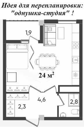Новостройка на 2026 г. 1/2/9 евроремонт 35м². Куйлюк, Компас. +Ипотека