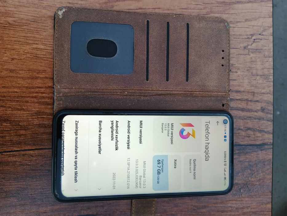 Redmi not 9 4/128gb