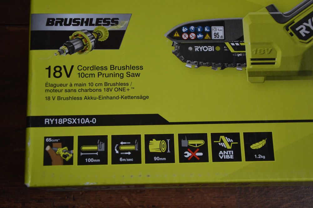 Нов, безчетков, верижен трион Ryobi 18V