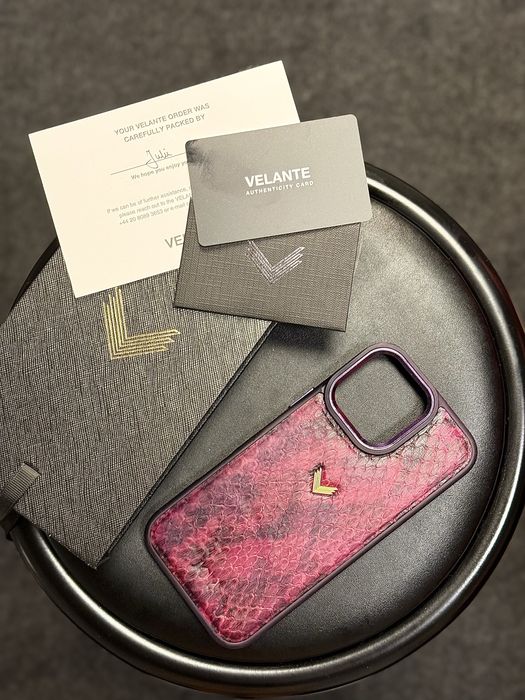 Husa piele Piton Velante iphone 16 pro max