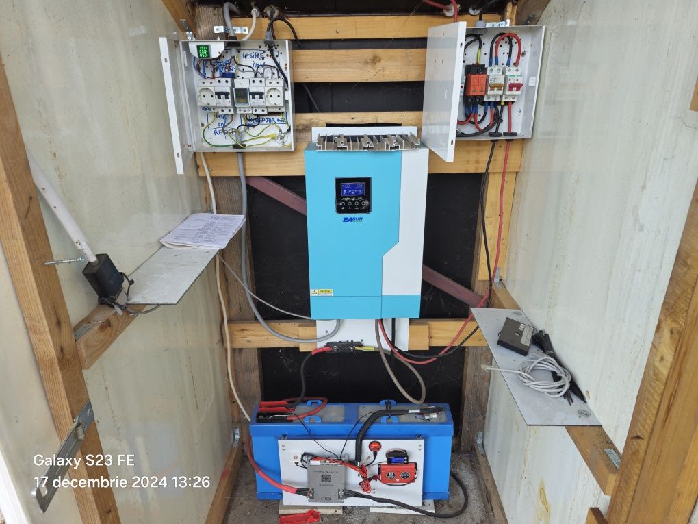 Kit invertor 3.6kw baterie 4kw lifepo4