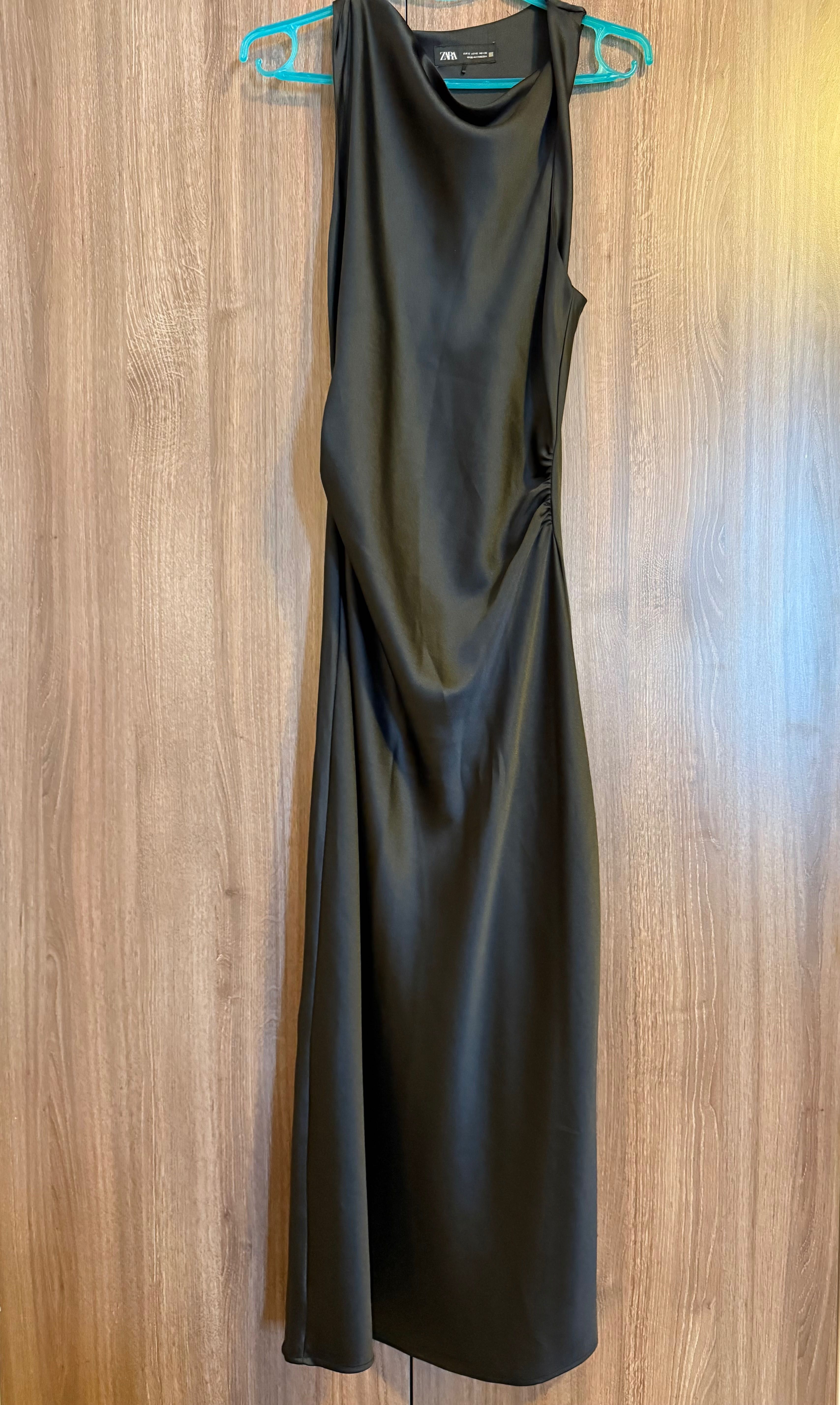 Дамска сатенена рокля Zara, размер 36