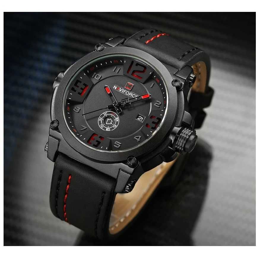 Мъжки часовник Naviforce Quartz Watch, Дата, Ден, Водоустойчив