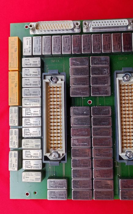 Releu, relee, placa electronica cu 76 buc relee 12V