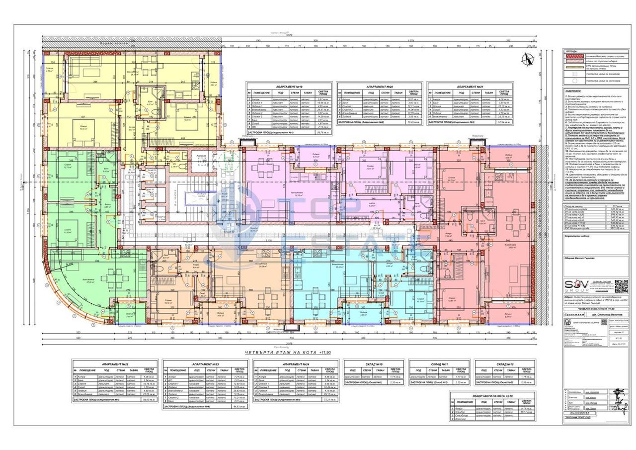 Продава се Тристаен апартамент в Велико Търново, Бузлуджа - 97 кв.м за 1230 €/кв.м - Снимка #3
