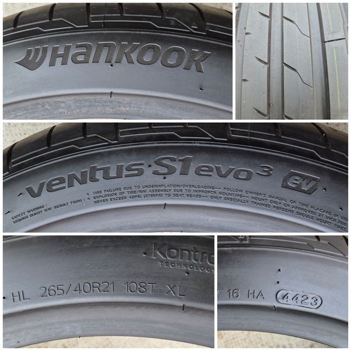 O bucată 265 45/40 R21 vară - una Pirelli Bridgestone Hankook