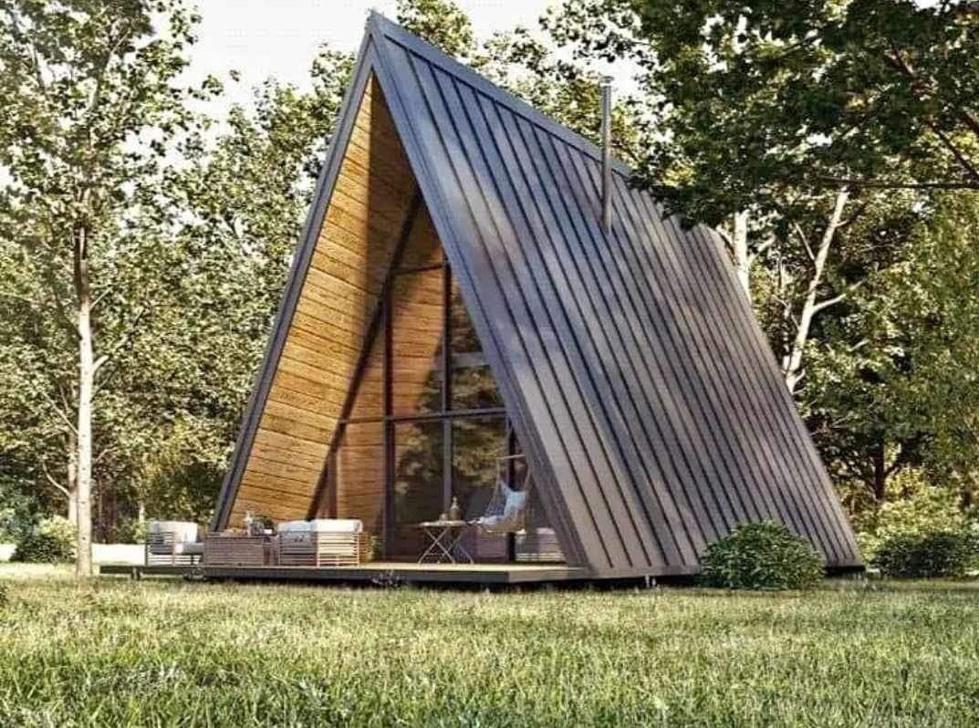 Case si Cabane din lemn, de tip A, dimensiuni in functie de preferinte