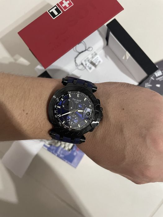 Ceas Tissot T-Race Chronograph BLUE- T115.417.37.041.00