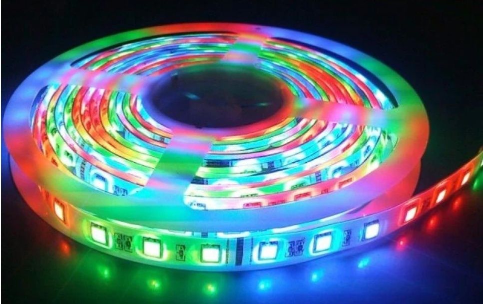 Kit Banda Led Rgb 5 metri multicolor telecomanda