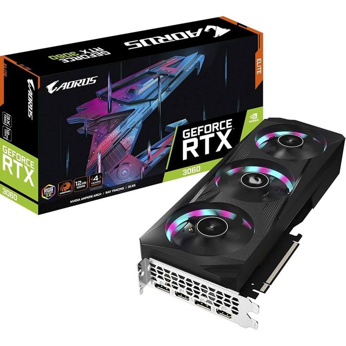 Placa video Gigabyte RTX 3060 TI Gaming Aorus Elite