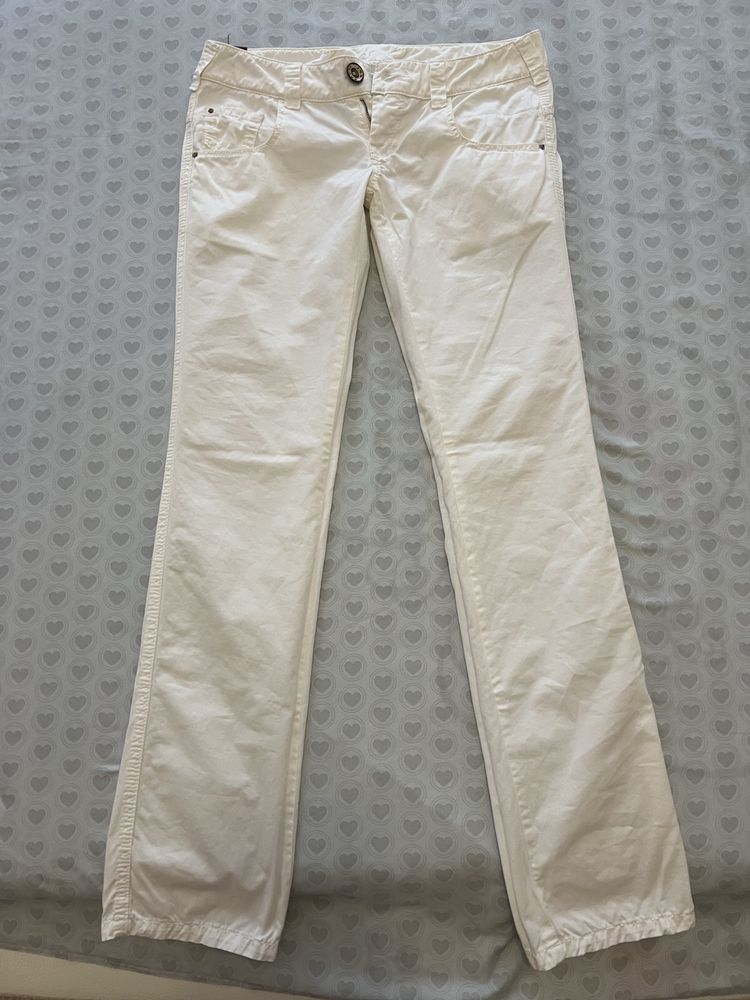 Бял панталон Pause Jeans