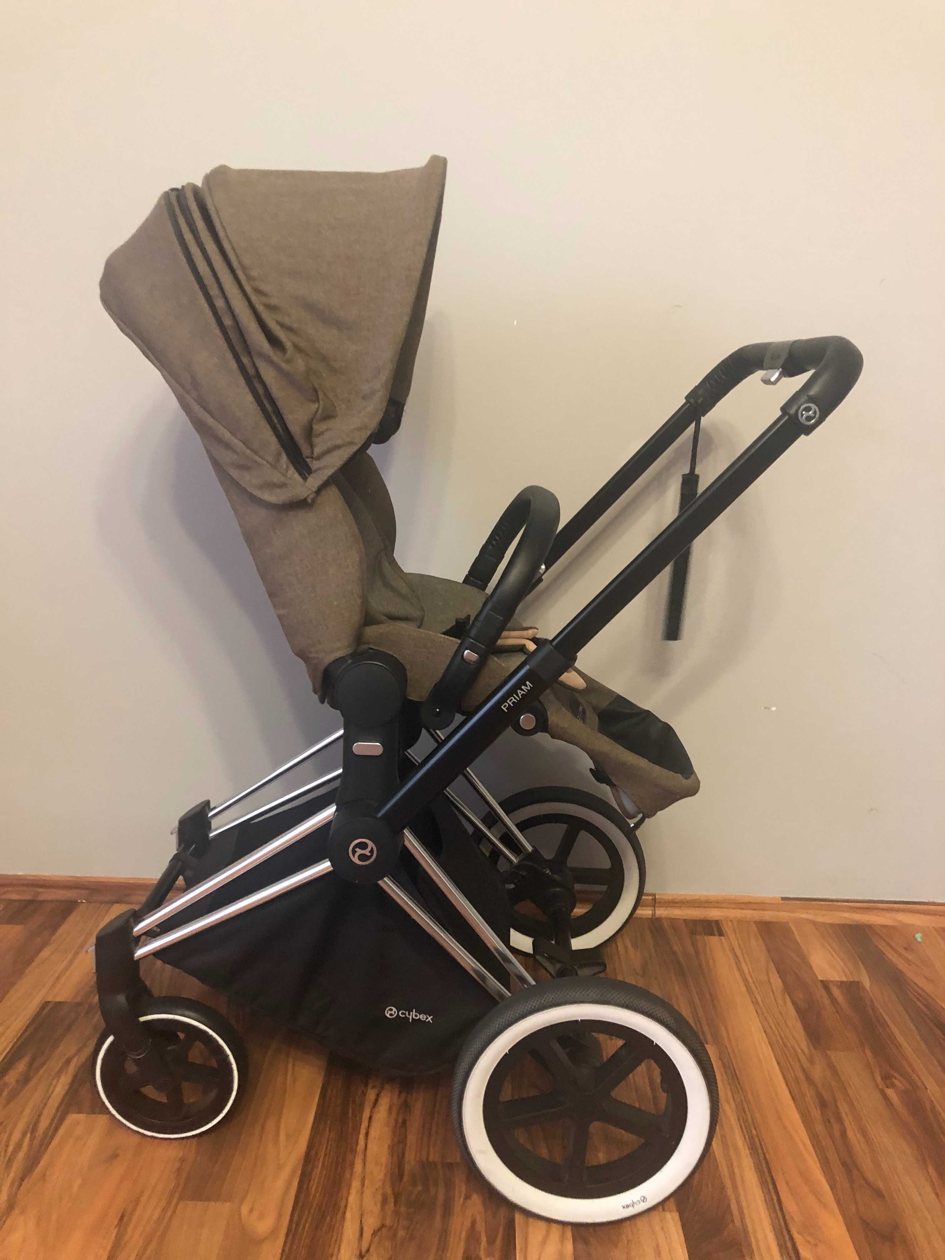 Коляска Cybex Priam с рамой All terrain Chrome