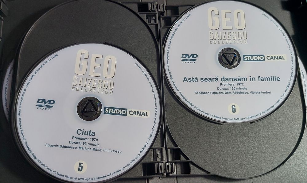 Colectia Geo Saizescu - 8 DVD - Volumul 1