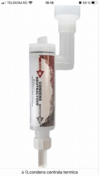 Filtru neutralizator de condens + 6 rezerve.