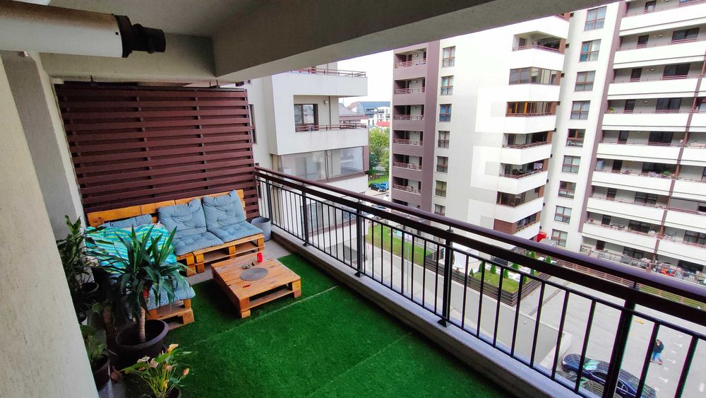 Ap 2 camere, 49mp+terasă 15mp, parcare subterană Bragadiru,Cristalului