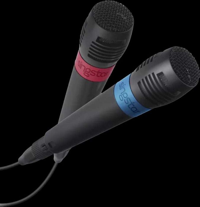 Комплект 2 броя SingStar Wired Microphones + Singstar USB Adapter