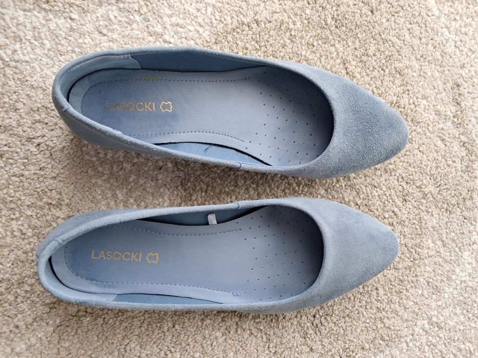 Pantofi piele intoarsa Lasocki mar.38