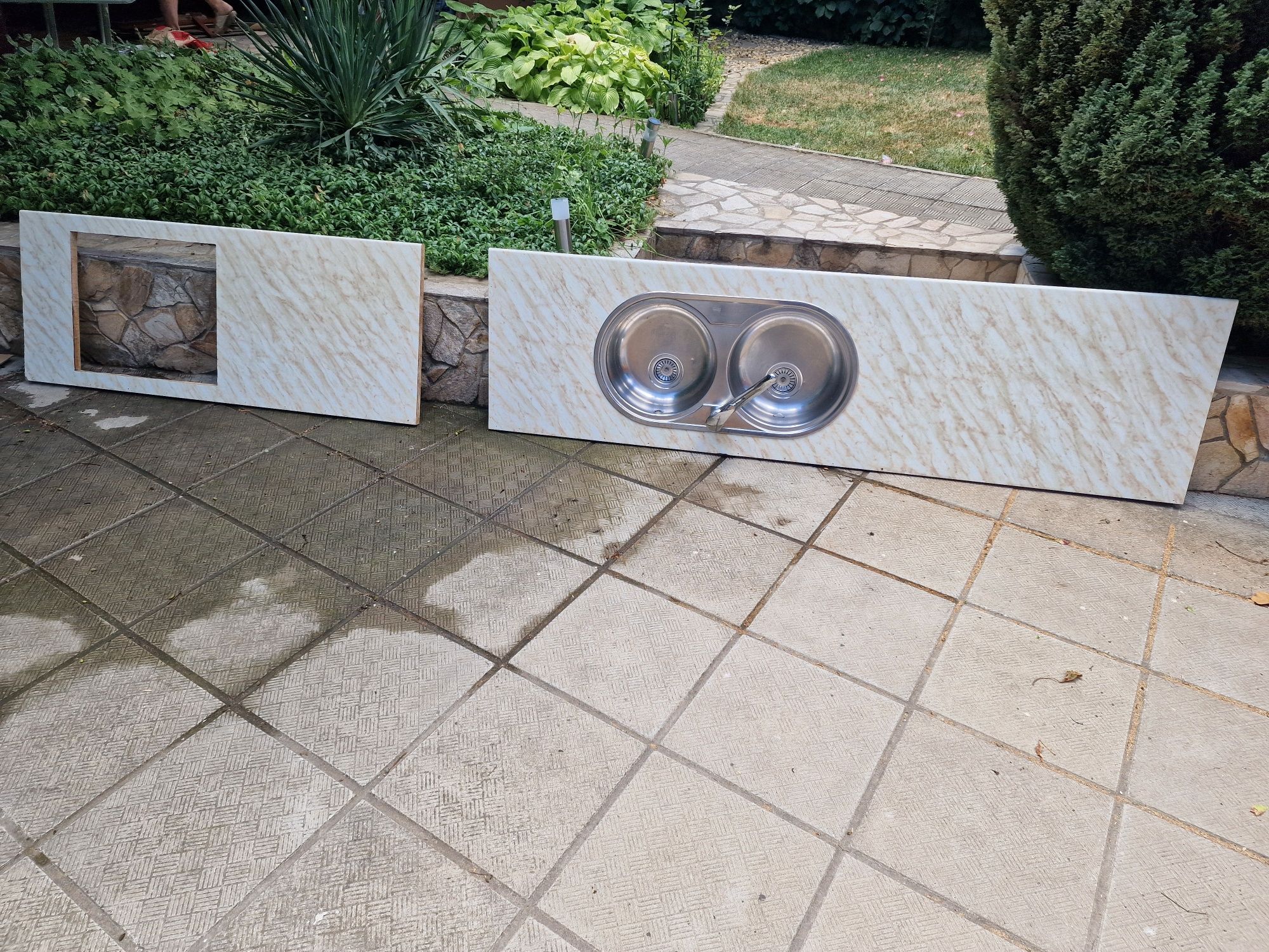 Комплект мивка Тека, смесител Vidima Ideal Standard,  термоплотове