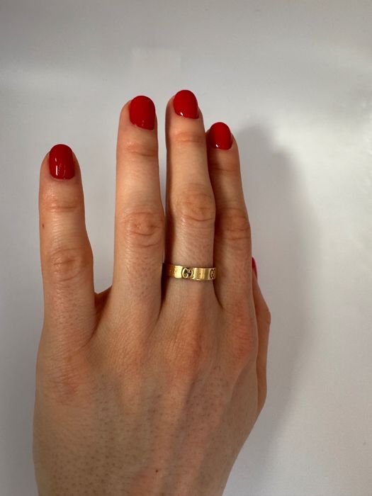 Златен пръстен GUCCI Icon р.56