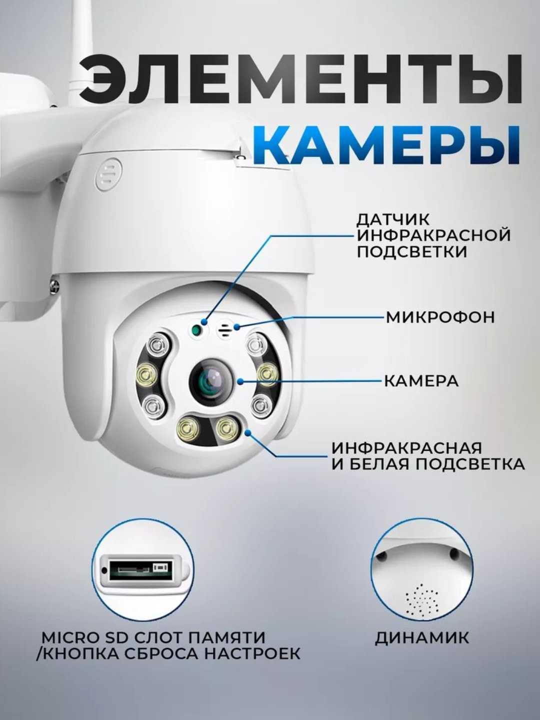 Tashqi xavfsizlik kamerasi Wifi/IP