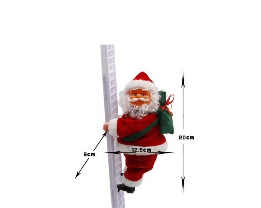 Електрическа играчка – катерещ се по стълба Дядо Коледа