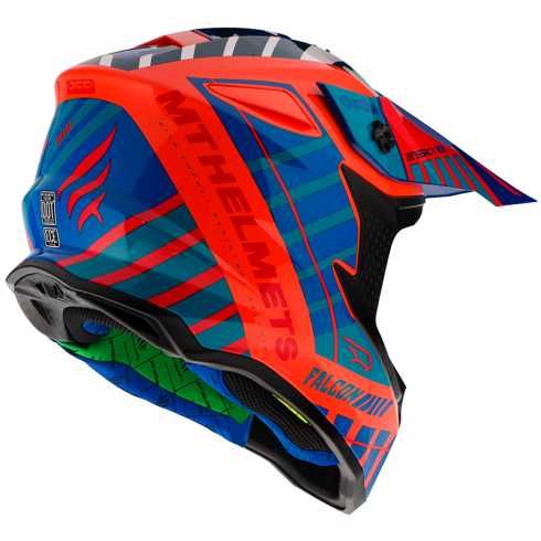 Мотокрос каска MT FALCON ENERGY-FLUO Orange