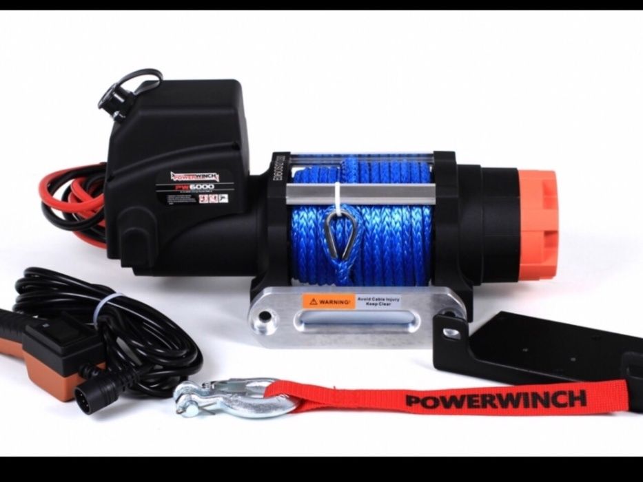 Troliu PW 6000 lb-SR cu cablu sintetic - 2722 kg NOU