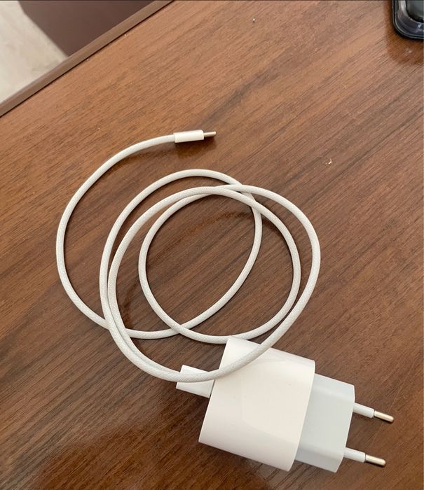 Зарядка на айфон 15 шнур и адаптер 20w type c type c
