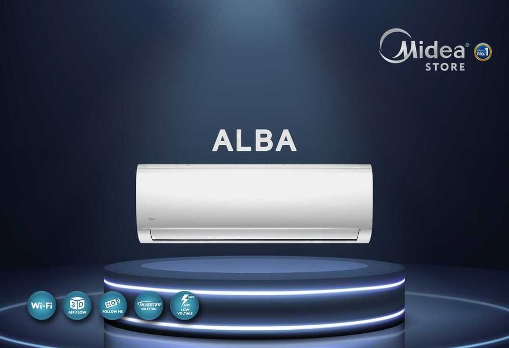 Инверторный кондиционер Midea Alba 12 *Low Voltage