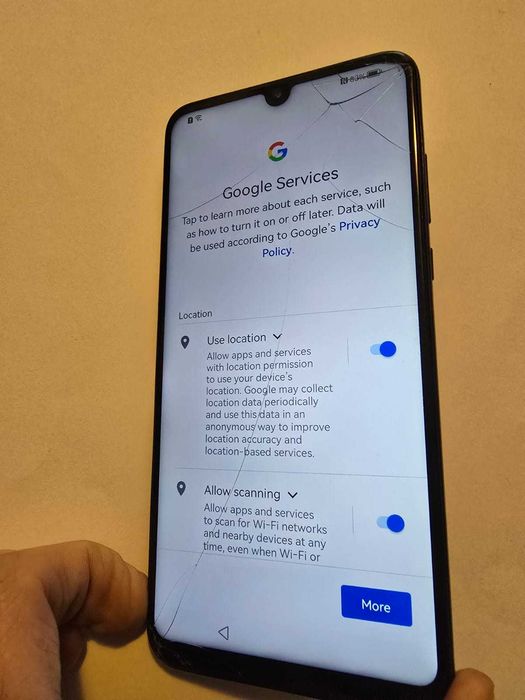Huawei P30 Lite (ec. spart) utilizat/128 Gb. intern + loc card