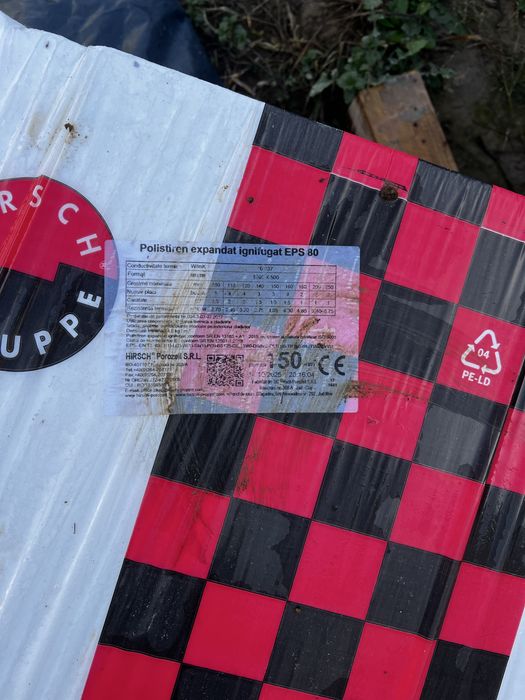 Vand polistiren Polistiren EXPANDAT HIRSCH EPS80 15CM