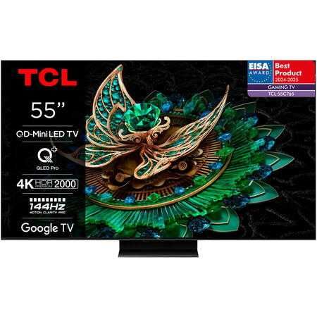 Televizor TCL MiniLed 55C765 139 cm Smart Google TV 4K Ultra HD 144Hz