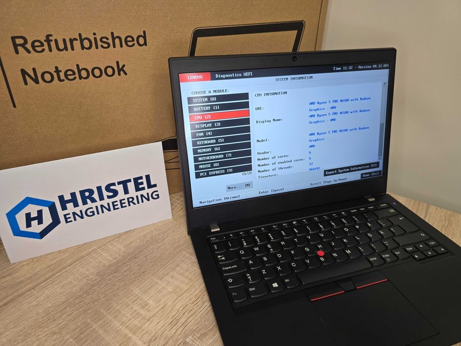 Лаптоп Lenovo ThinkPad L14 Gen 1, процесор AMD Ryzen 5 Pro, Windows 11