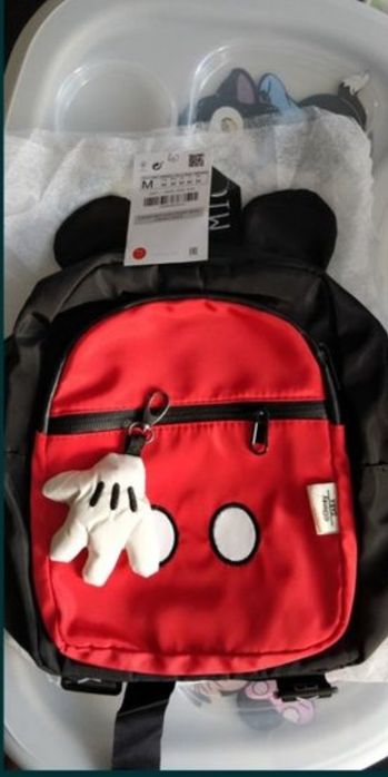 Rucsac cu centura-pormoneu și MICKEY , DISNEY, (Zara) nou, 30x25