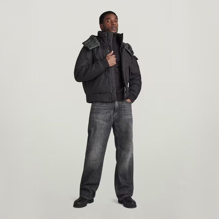 Водоустойчиво G-Star Raw Flight M L XL XXL ново мъжко черно яке бомбер