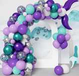 Kit de baloane sirena / Kit de baloane unicorn +bonus