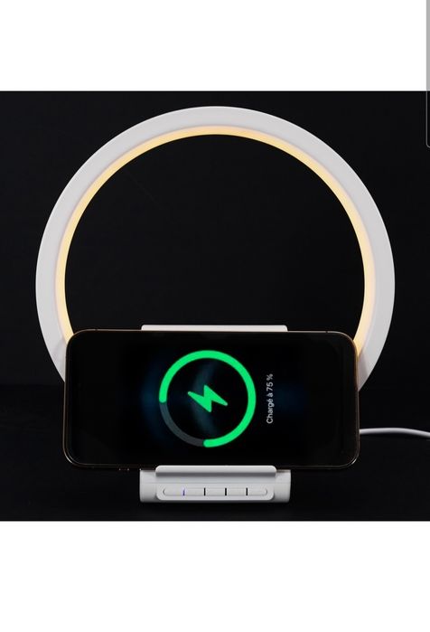 Incarcator wireless, Boxa portabila, Qi Fast Charge 15W, Bluetooth, US