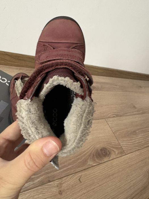 Papucei de iarna din piele, Ecco marimea 25