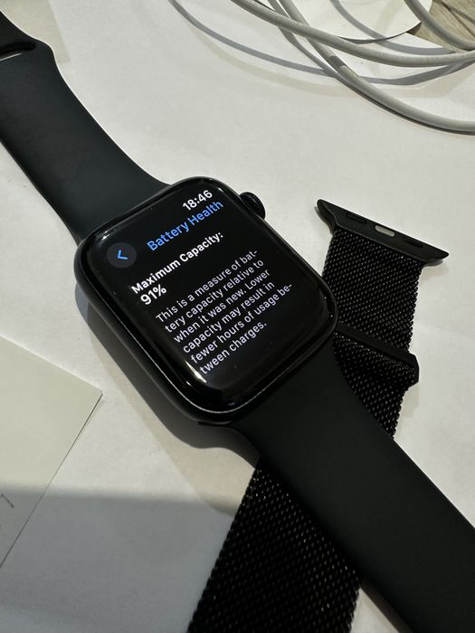 Apple Watch SE 2023, 44 mm, in garantie