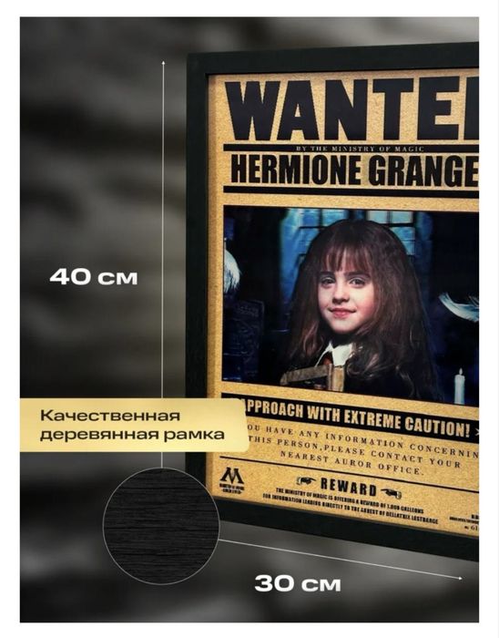 Гарри Поттер 3D картина на стену Harry Potter
