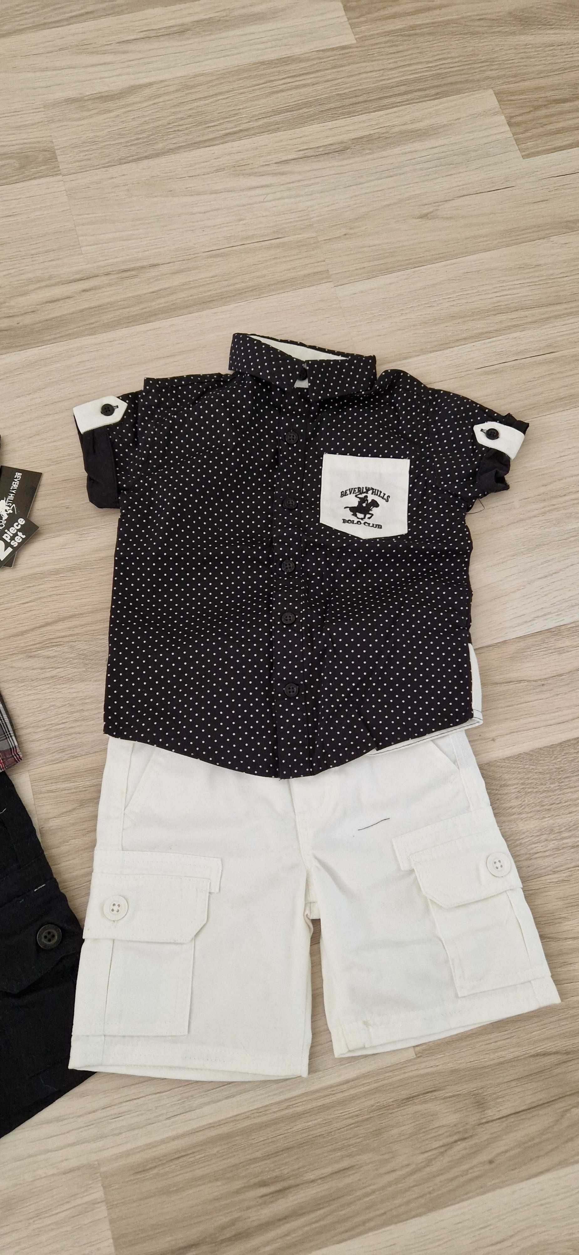 Детски комплект риза и къси панталони Polo