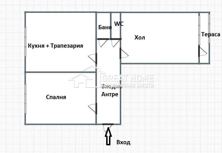 Дава се под наем Тристаен апартамент в Търговище, Център - 70 кв.м за 255 € - Снимка #16