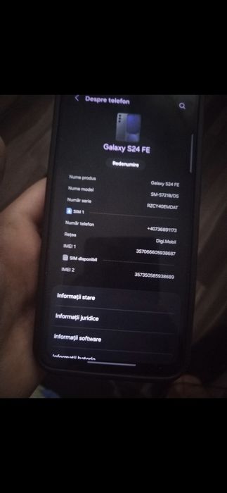 Samsung s24 fe   la schimb