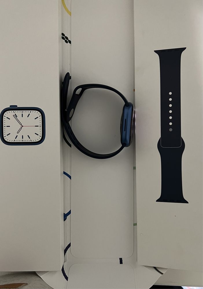Смарт часы Apple Watch Series 7. 45 mm   Цвет тёмно синий