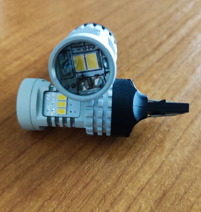 Becuri led leduri p21w ba15s py21w w21w 7440 w21/5w 7443 alb roșu