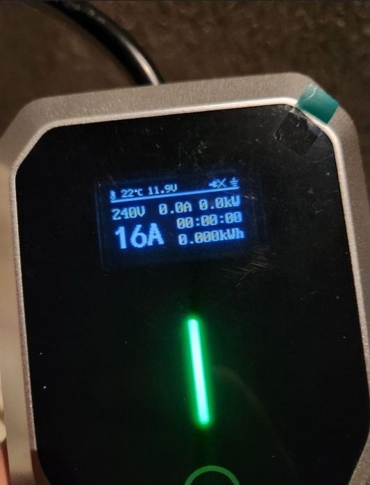 Statie/cablu de incarcare auto cu reglare 6A-16A type 2 la priza