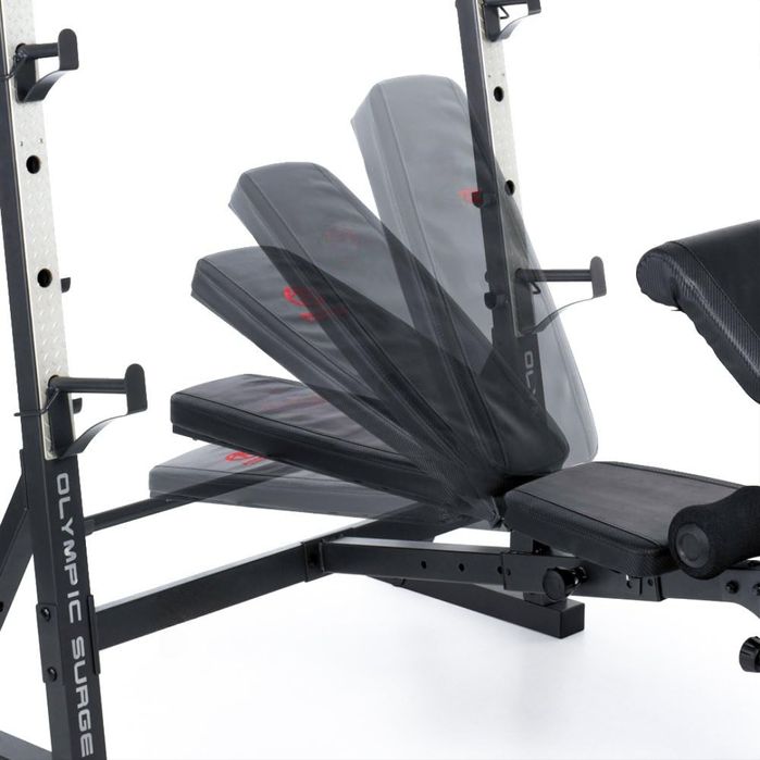 Banca multifunctionala, Zoco Body Fit®, Olympic Weight Bench, Negru
