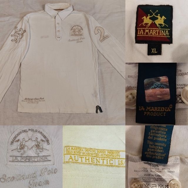Bluza La Martina bărbat mărime XL polo tricou mânecă lungă sport casua