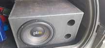 Subwoofer auto + kit cabluri Renegade